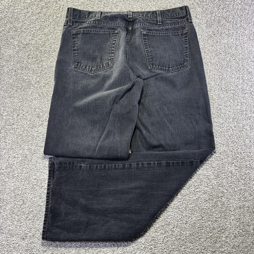 Old Navy Loose Jeans Mens 36x34 Gray Charcoal Wash Relaxed Straight Denim Pants